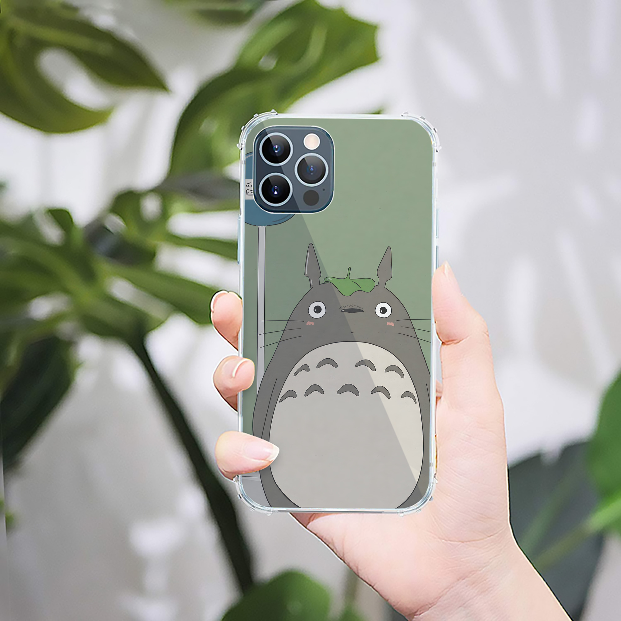 （画像用） となりのトトロ 草壁メイ 草壁サツキ My Neighbor Totoro Satsuki Kusakabe Mei Kusakabe 【iPhone 12シリーズ対応】透明スマホケース（クリアソフトケース）